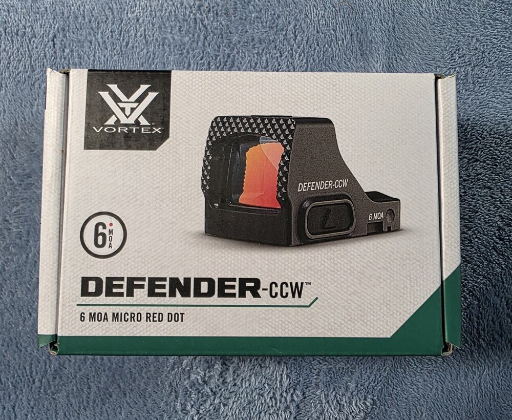 Vortex Defender-CCW 6 MOA Micro Red Dot Sight DFCCW-MRD6 New in Box